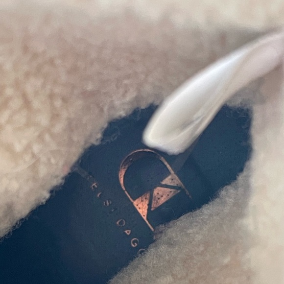 Kelsi Dagger “Tempest” Faux Fur Lined Leather Ankle Boots — Size 6.5M - Picture 6 of 8